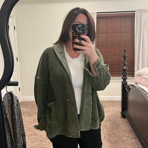 Forever 21 army green jacket size M